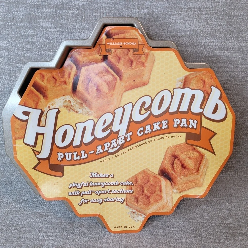 Nordic Ware Pull‎ Apart Beehive Bee Hive Honeycomb Cake Pan Williams Sonoma NEW